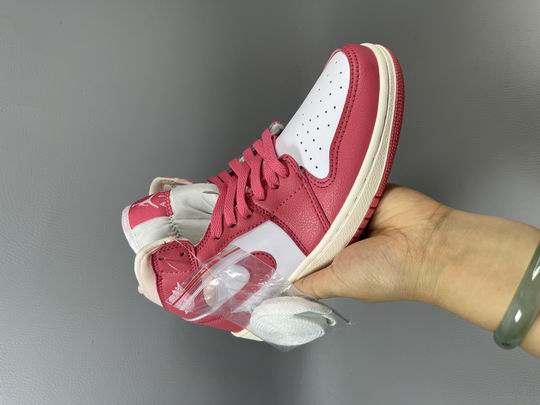 Air Jordan 1 Peach White Men's Women's Basketball Shoes-108 - Click Image to Close